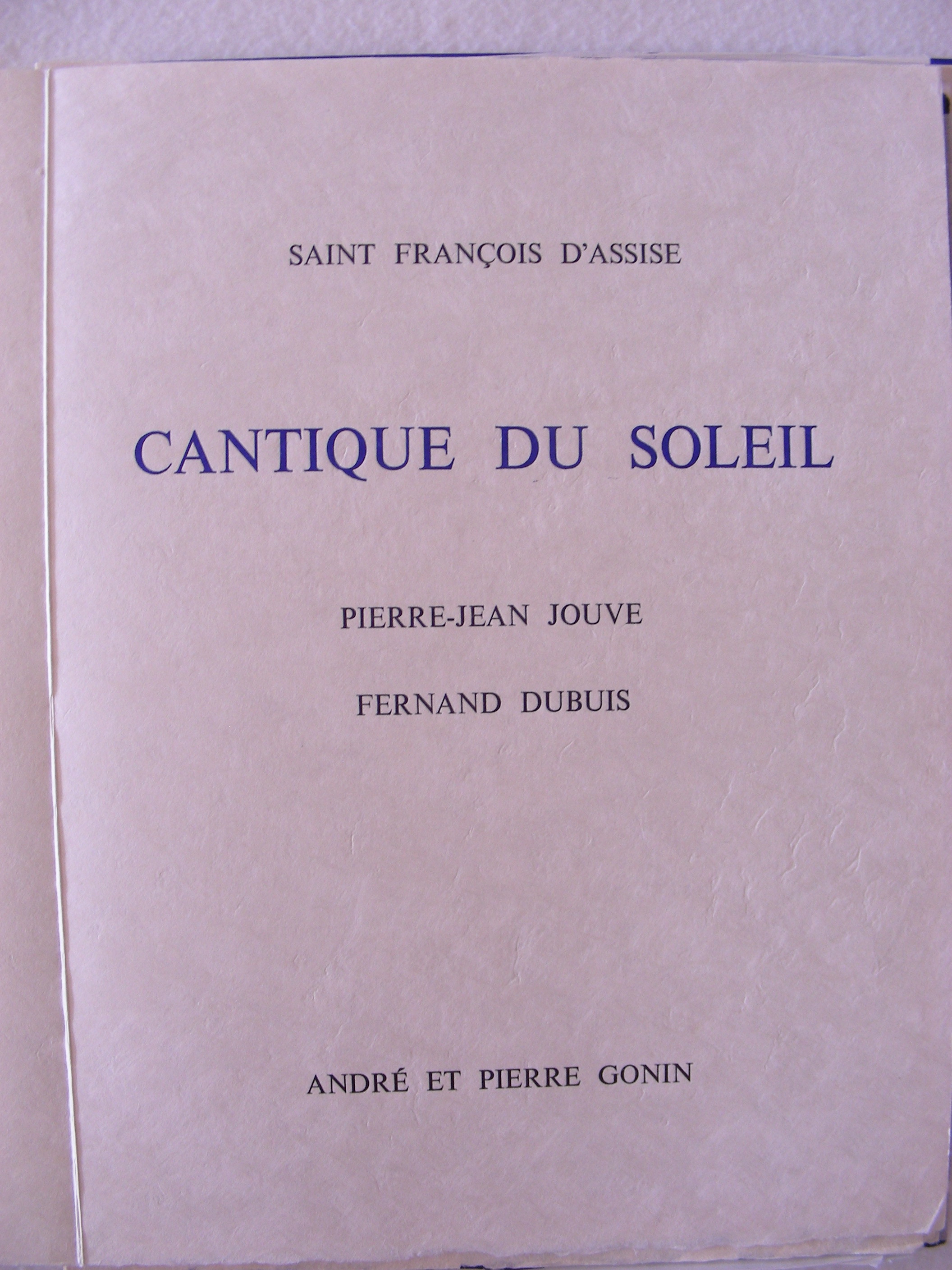 Cantique du soleil