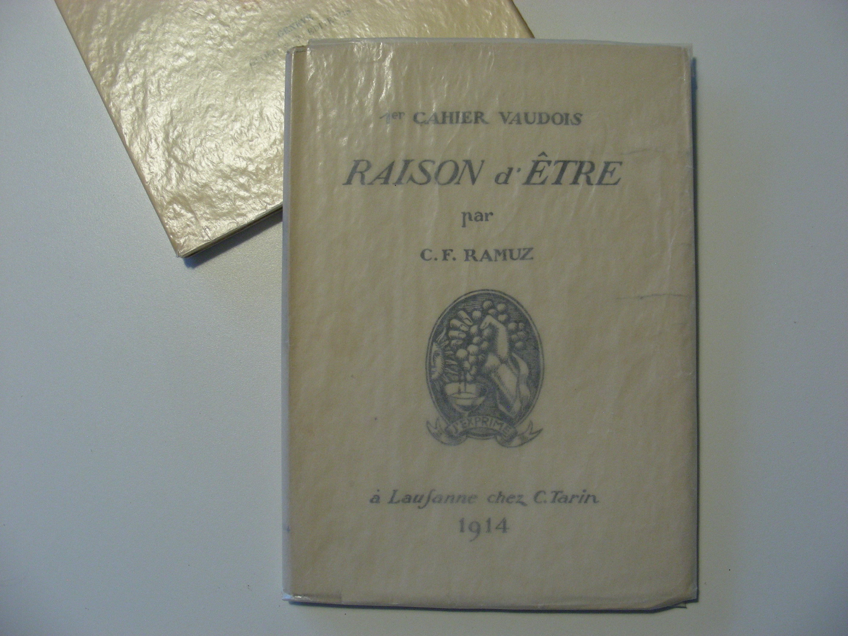 Raison d'être [1er Cahier Vaudois]