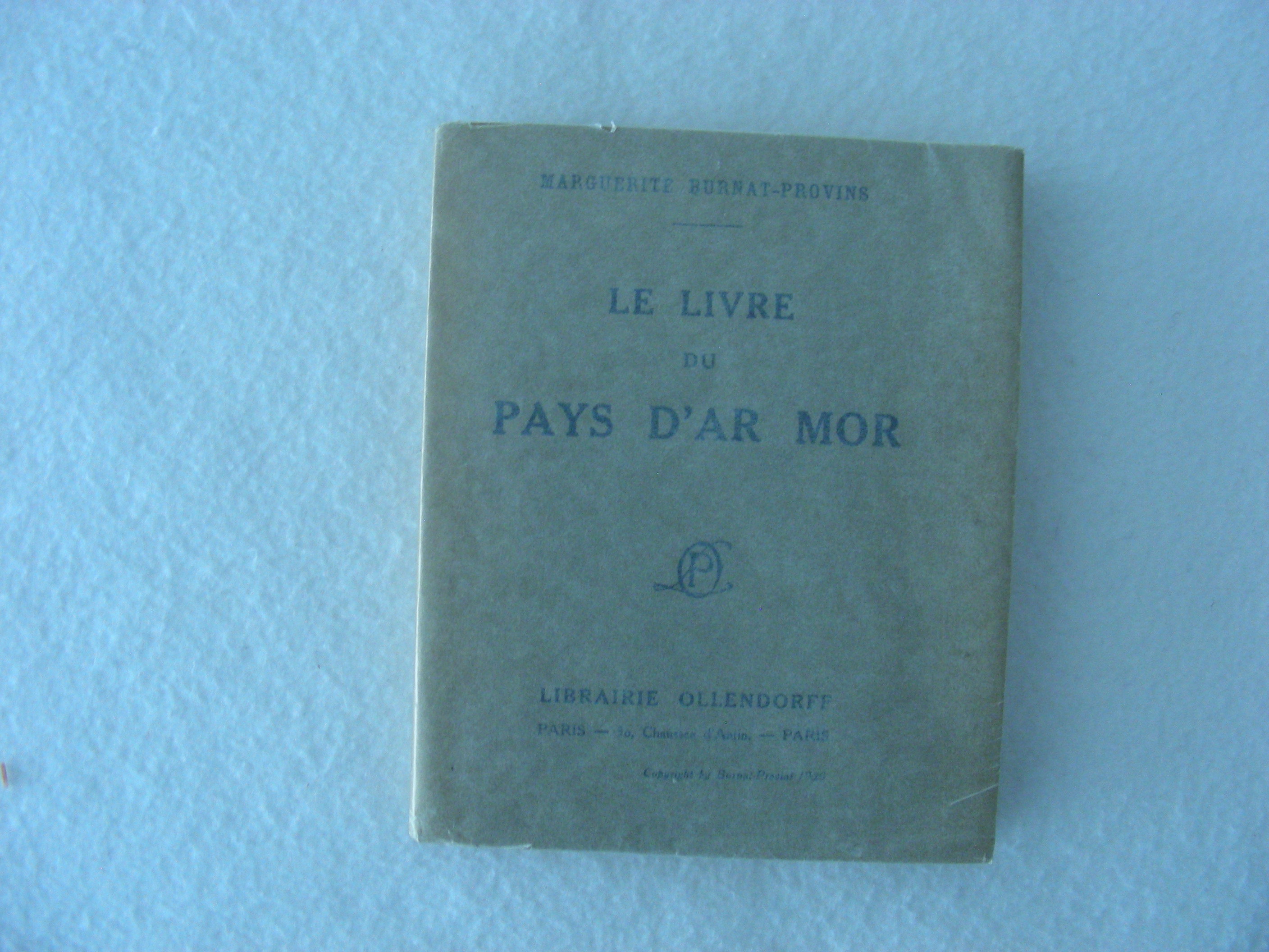 Le livre du pays d'Ar Mor